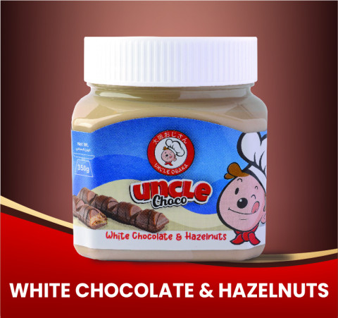 White Chocolate and Hazelnuts 350 gram